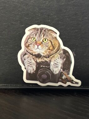 Photographer cat sticker